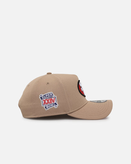 New Era San Francisco 49ers 'Tan Pink' 9FORTY A-Frame Snapback Tan