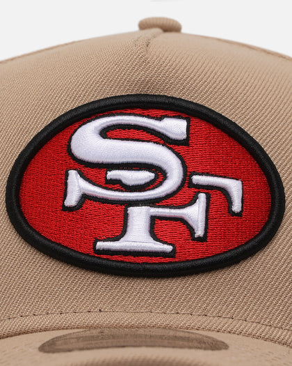 New Era San Francisco 49ers 'Tan Pink' 9FORTY A-Frame Snapback Tan
