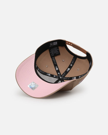 New Era San Francisco 49ers 'Tan Pink' 9FORTY A-Frame Snapback Tan