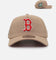 New Era Boston Red Sox 'Tan Pink' 9FORTY A-Frame Snapback Tan