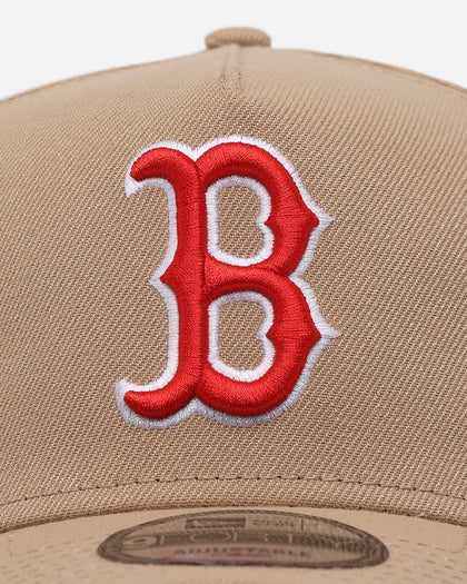 New Era Boston Red Sox 'Tan Pink' 9FORTY A-Frame Snapback Tan