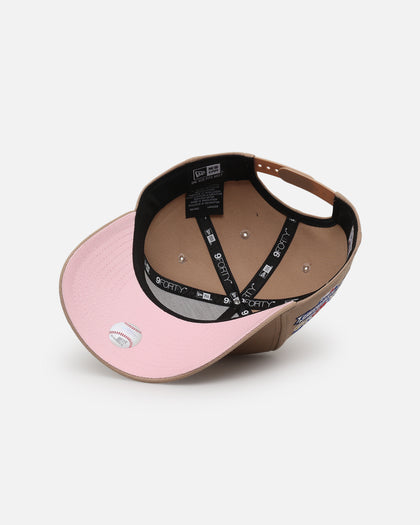 New Era Chicago Cubs 'Tan Pink' 9FORTY A-Frame Snapback Tan