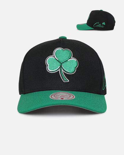 Mitchell & Ness Boston Celtics 'Luck of the Irish' Pro Crown Snapback Black/Green