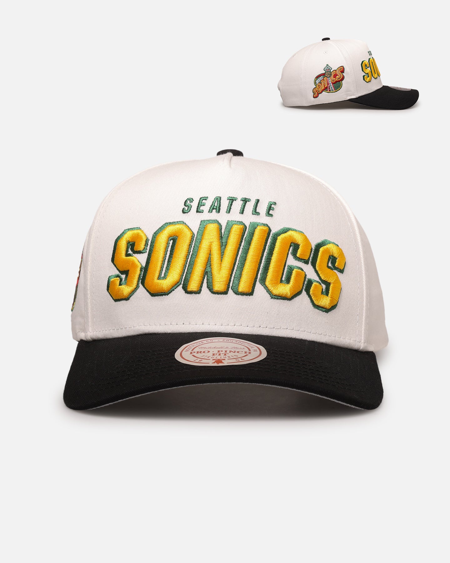 SEATTLE SUPERSONICS ベースボールキャップ Mitchell & Ness Seattle SuperSonics 'Draft Day' Pro Pinch Snapback
