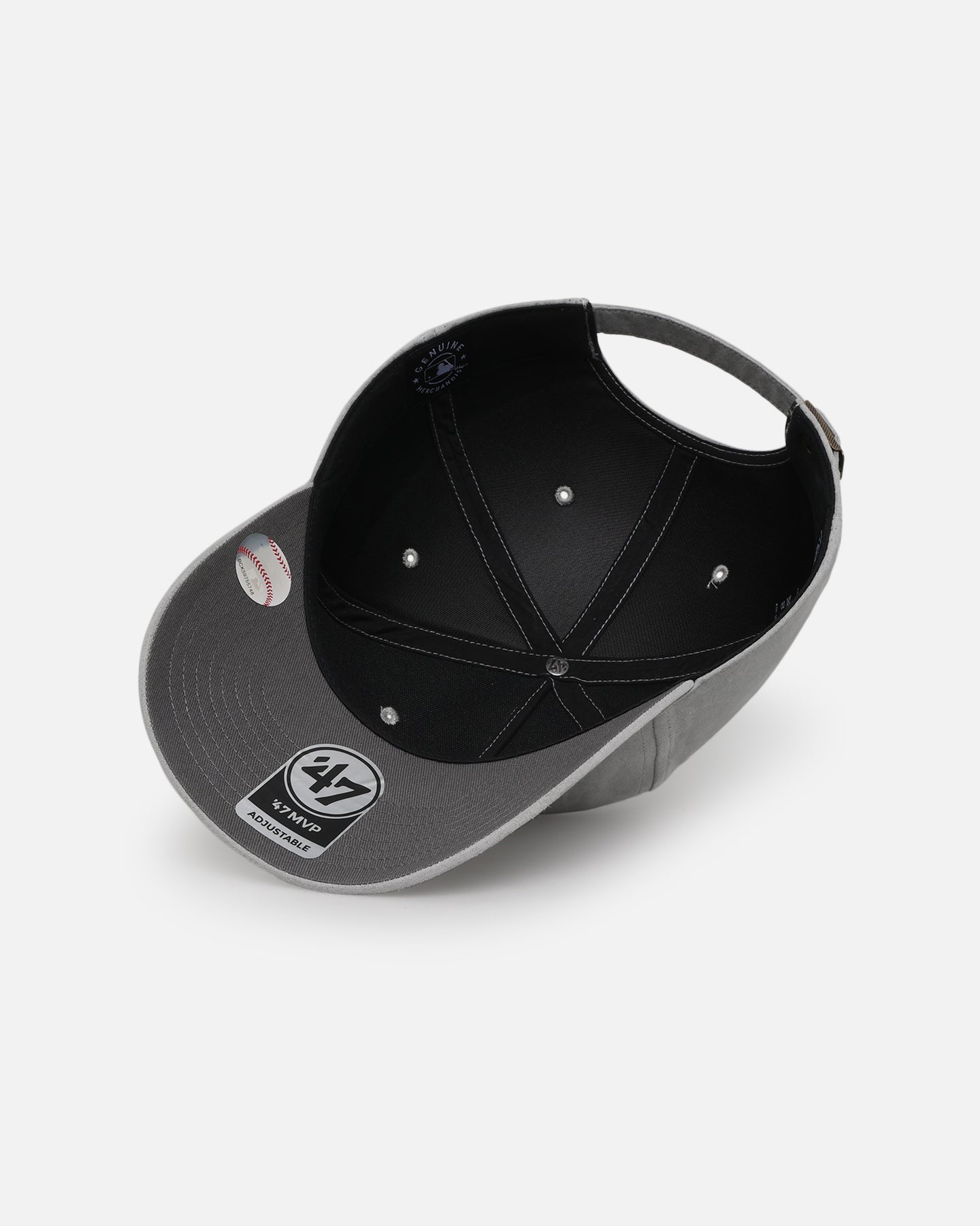 47 Brand New York Yankees 'Ultrasuede' '47 MVP DT Strapback Gray