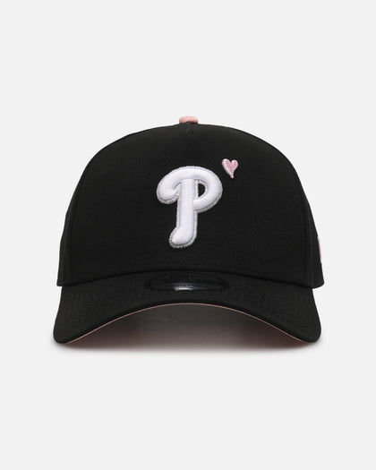 New Era Philadelphia Phillies 'Pink Satin Hearts 2.0' 9FORTY A-Frame Snapback Black/Pink