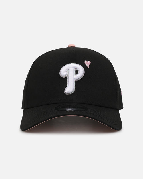 New Era Philadelphia Phillies 'Pink Satin Hearts 2.0' 9FORTY A-Frame Snapback Black/Pink