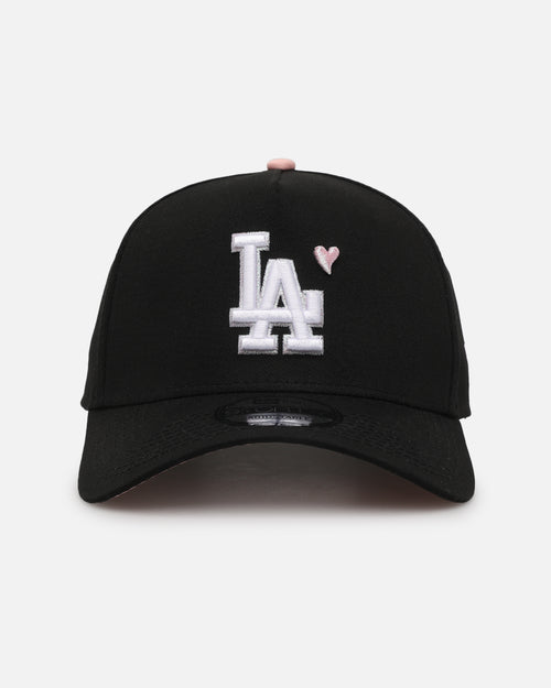 New Era Los Angeles Dodgers 'Pink Satin Hearts 2.0' 9FORTY A-Frame Snapback Black/Pink