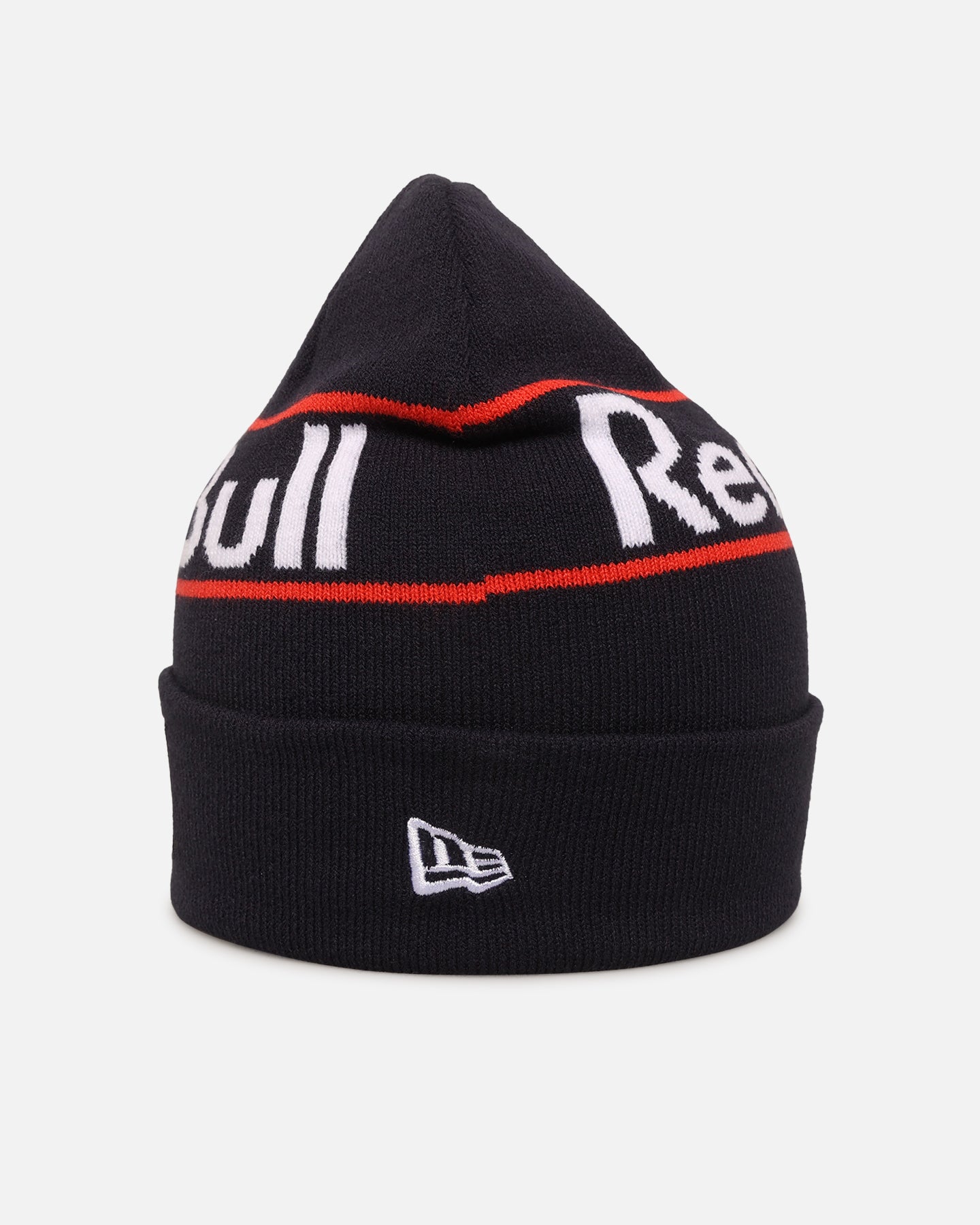 New Era X Red Bull Racing Team Wordmark Cuff Knit Beanie Dark Blue