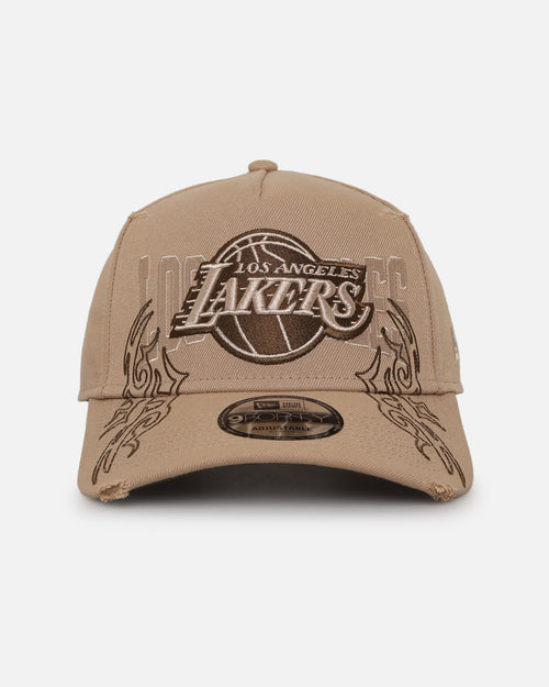 New Era Los Angeles Lakers 'Tribal' 9FORTY A-Frame Snapback Camel