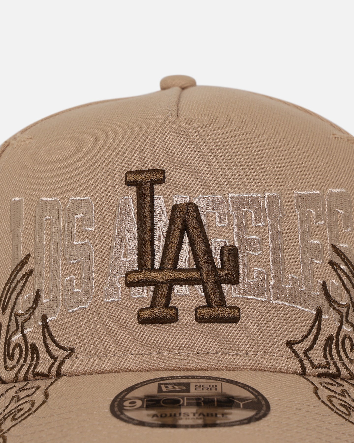 New Era Los Angeles Dodgers 'Tribal' 9FORTY A-Frame Snapback Camel
