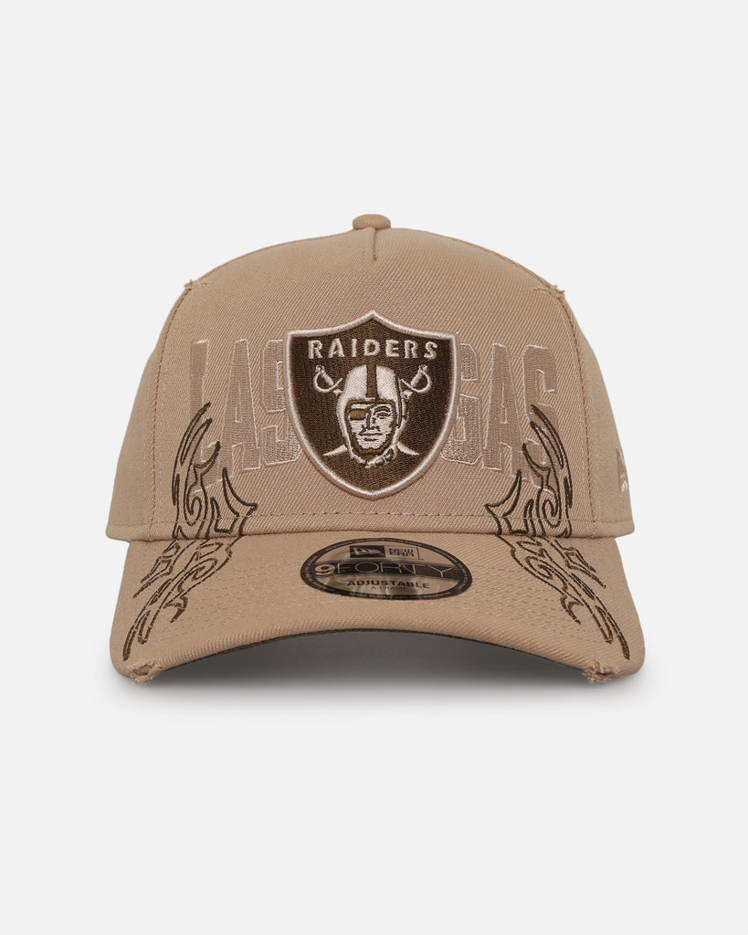 VEGASさま アンダーカバー　キャスケット New Era Las Vegas Raiders 'Tribal' 9FORTY A-Frame Snapback Camel