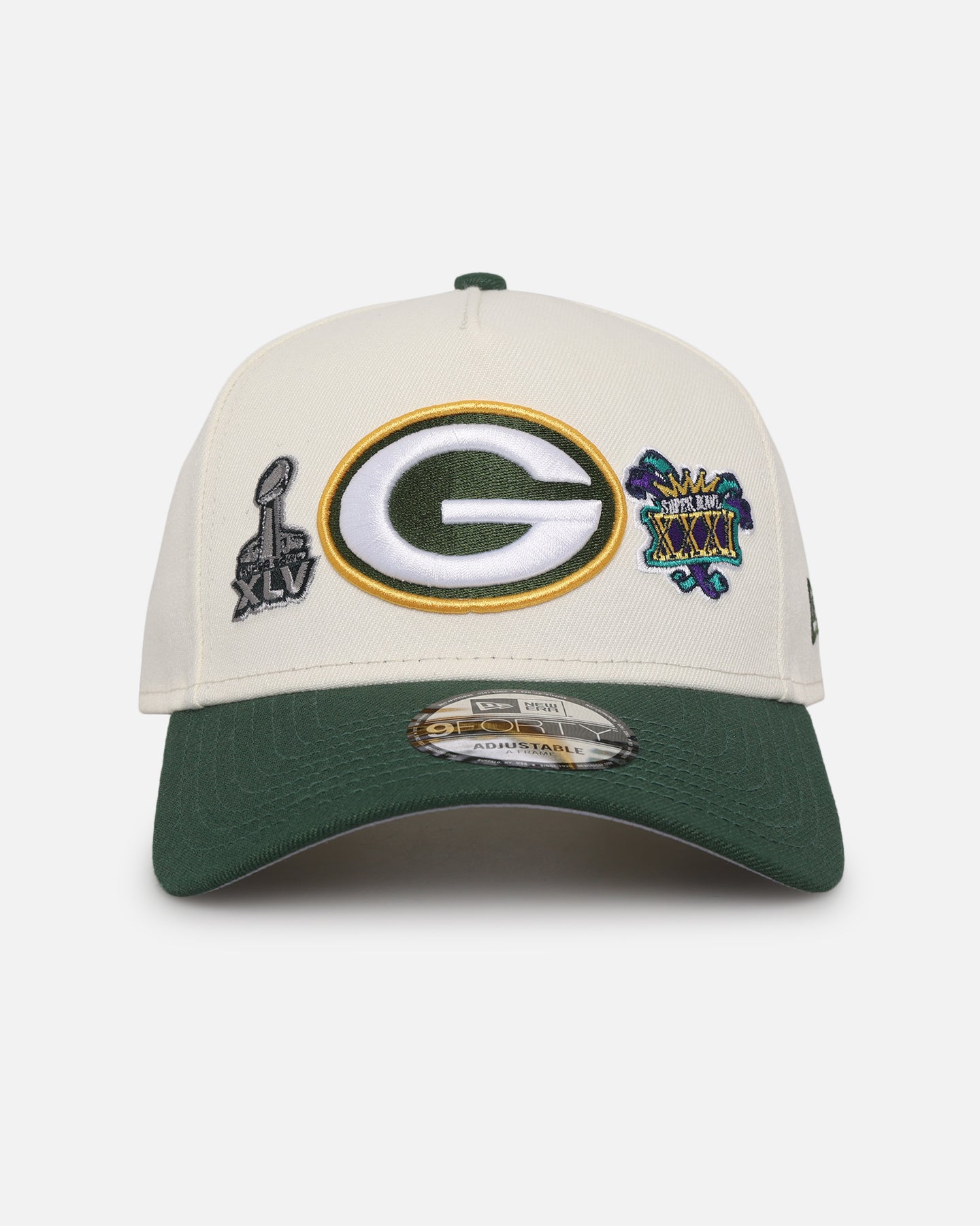 New Era Green Bay Packers 'Super Bowl Logos' 9FORTY A-Frame
