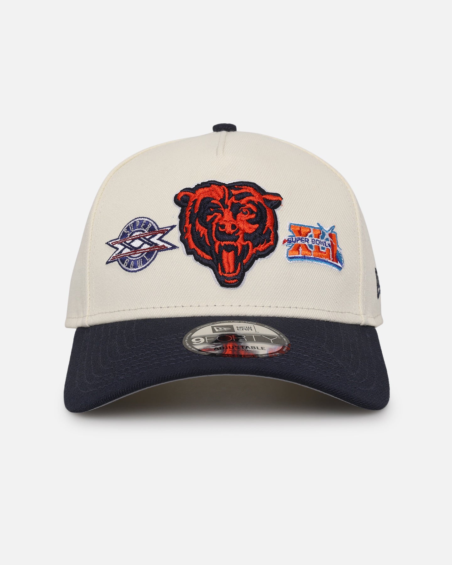 New Era Chicago Bears 'Super Bowl Logos' 9FORTY A-Frame Snapback