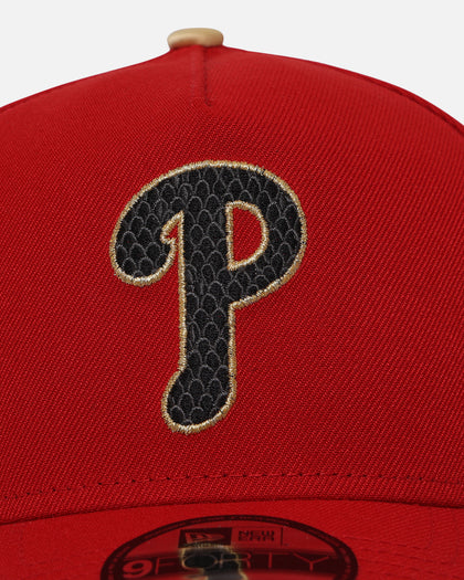 New Era Philadelphia Phillies 'Year Of The Snake' 9FORTY A-Frame Snapback Red/Gold