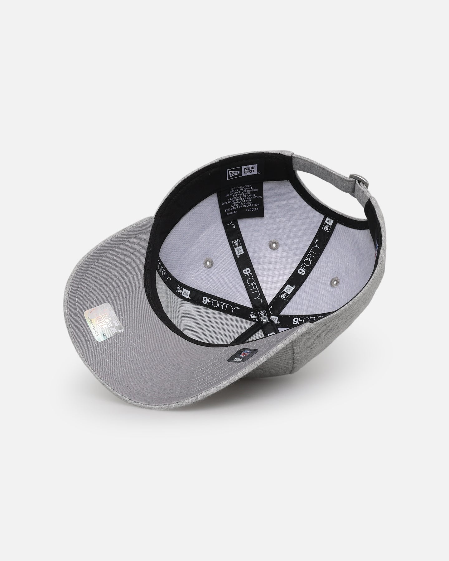 25SS NEW ERA / 9FORTY【GRAY】 San Francisco 49ers 2025 Sideline Hot Weather Gray 59FIFTY Fitted