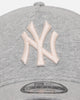 New Era New York Yankees 'Cozy' 9FORTY A-Frame Strapback Heather Grey