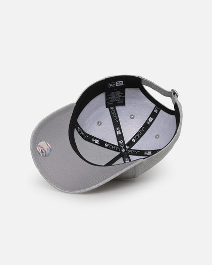 New Era New York Yankees 'Cozy' 9FORTY A-Frame Strapback Heather Grey