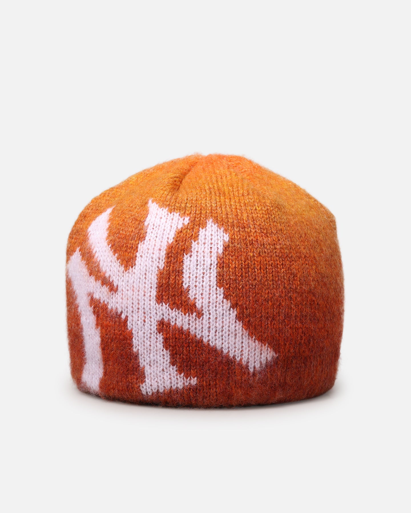 帽子 90s New York Yankee Logo Beanie New Era New York Yankees Knitted Skully Beanie Orange | Culture
