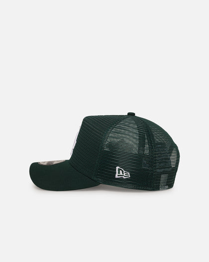 New Era Los Angeles Dodgers 'Polychromatic Mesh' 9FORTY A-Frame Snapback Dark Green/White