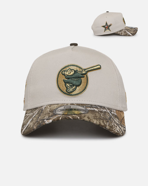 New Era San Diego Padres 'Real Tree Stone' 9FORTY A-Frame Snapback Stone