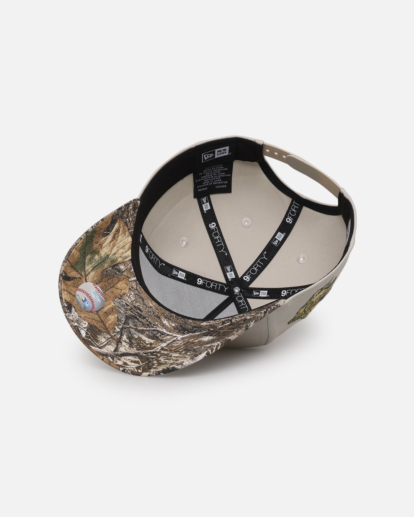 New Era New York Yankees 'Real Tree Stone' 9FORTY A-Frame Snapback