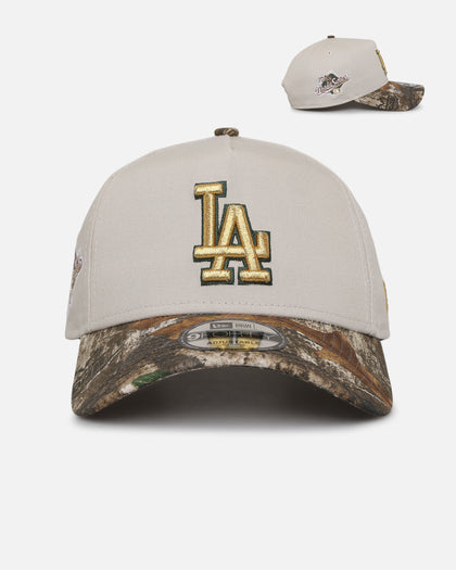 New Era Los Angeles Dodgers 'Real Tree Stone' 9FORTY A-Frame Snapback Stone