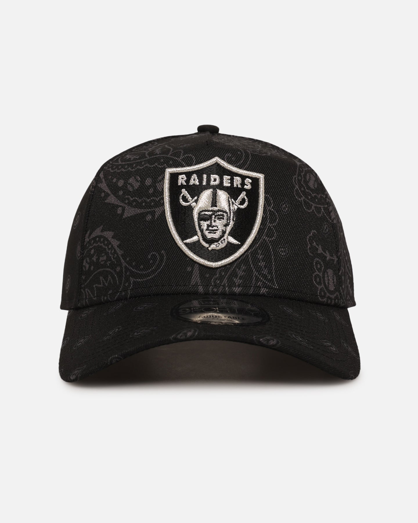 New Era Las Vegas Raiders 'Tonal Paisley' 9FORTY A-Frame Snapback