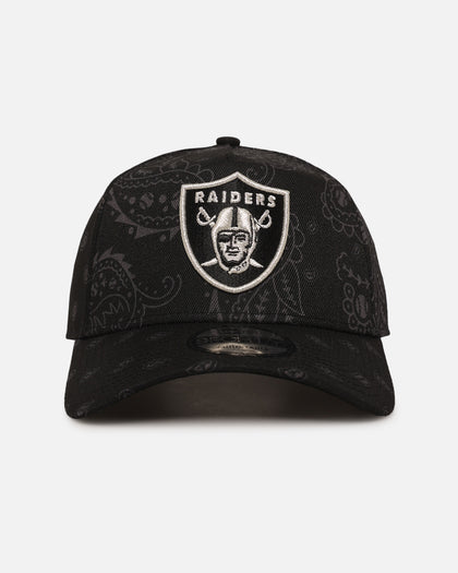 New Era Las Vegas Raiders 'Tonal Paisley' 9FORTY A-Frame Snapback Black