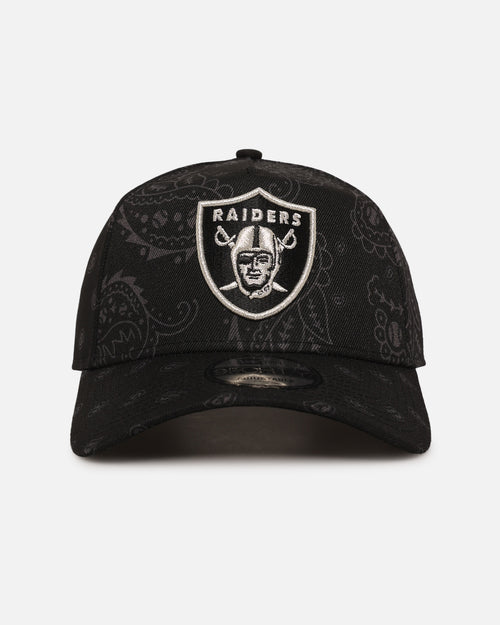 New Era Las Vegas Raiders 'Tonal Paisley' 9FORTY A-Frame Snapback Black