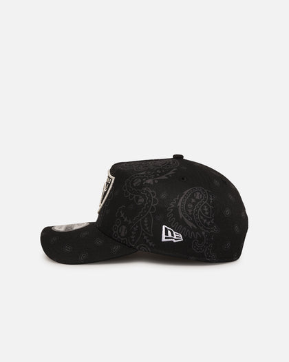 New Era Las Vegas Raiders 'Tonal Paisley' 9FORTY A-Frame Snapback Black