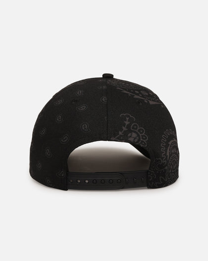 New Era Chicago Bulls 'Tonal Paisley' 9FORTY A-Frame Snapback Black