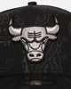 New Era Chicago Bulls 'Tonal Paisley' 9FORTY A-Frame Snapback Black