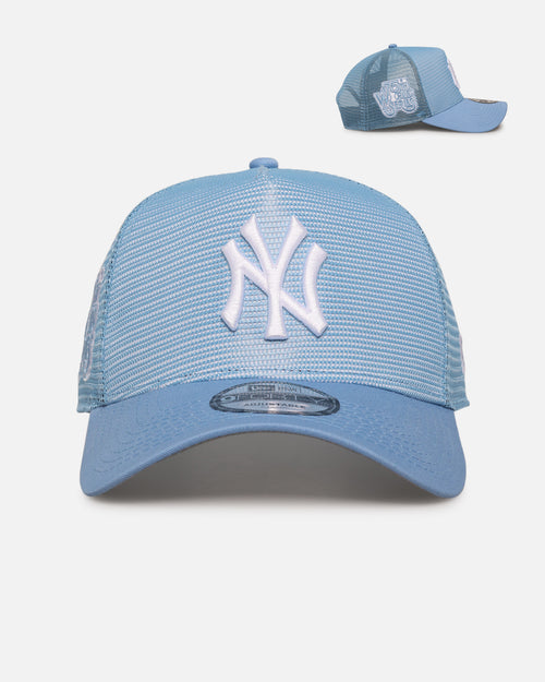 New Era New York Yankees 'Polychromatic Mesh' 9FORTY A-Frame Snapback Sky Blue