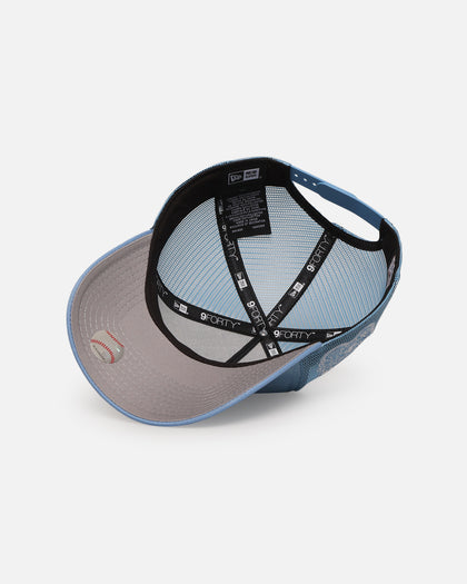 New Era New York Yankees 'Polychromatic Mesh' 9FORTY A-Frame Snapback Sky Blue