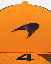 New Era X McLaren Racing Norris 9SEVENTY Trucker Snapback Medium Orange