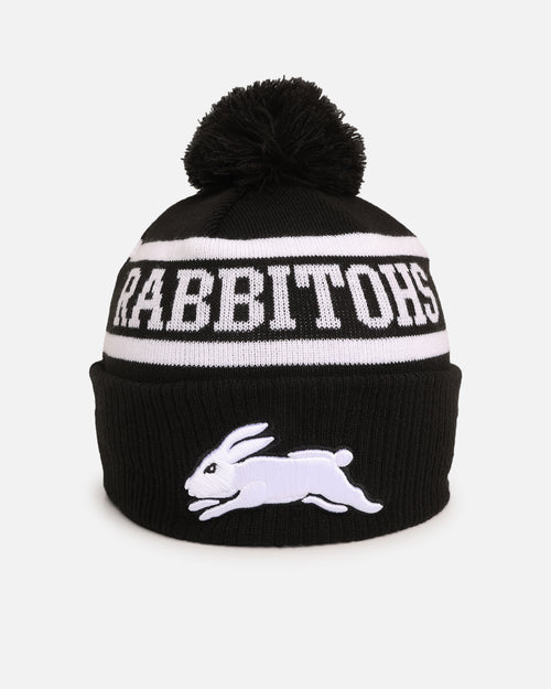 New Era South Sydney Rabbitohs 'NRL Black White Beanies' Knitted Beanie Black