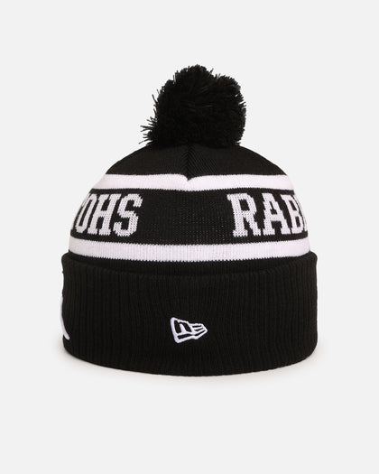 New Era South Sydney Rabbitohs 'NRL Black White Beanies' Knitted Beanie Black
