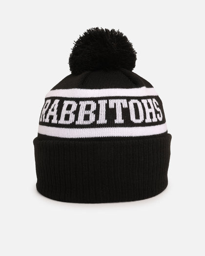 New Era South Sydney Rabbitohs 'NRL Black White Beanies' Knitted Beanie Black