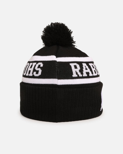 New Era South Sydney Rabbitohs 'NRL Black White Beanies' Knitted Beanie Black