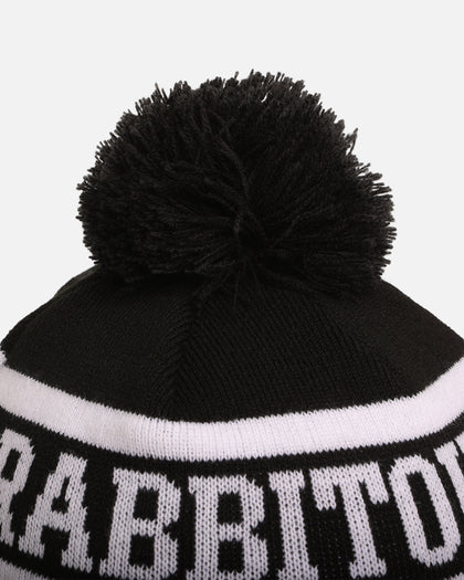 New Era South Sydney Rabbitohs 'NRL Black White Beanies' Knitted Beanie Black