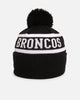 New Era Brisbane Broncos 'NRL Black White Beanies' Knitted Beanie Black