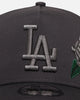 New Era Los Angeles Dodgers 'Gray Tonal Roses' 9FORTY A-Frame Snapback Gray