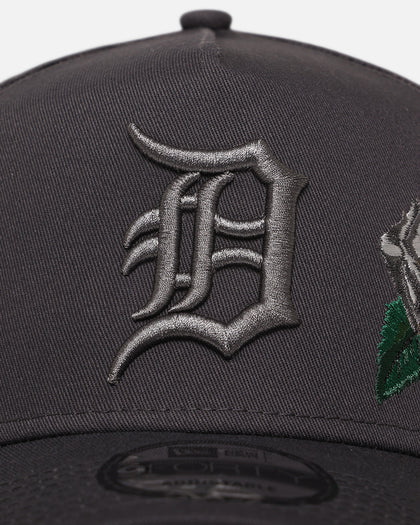 New Era Detroit Tigers 'Gray Tonal Rose Embroidery' 9FORTY A-Frame Snapback Gray