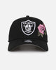 New Era Las Vegas Raiders 'Pink Rose Embroidery' 9FORTY A-Frame Snapback Black/Pink