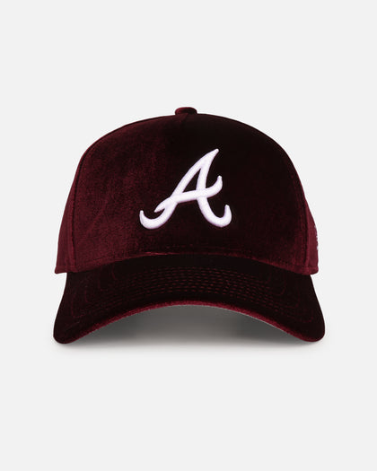 New Era Atlanta Braves 'Velvet Dreams' 9FORTY A-Frame Snapback Burgundy