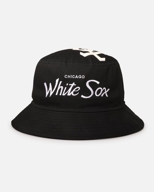 New Era Chicago White Sox 'Script' Bucket Hat Official Team Colour
