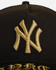 New Era New York Yankees 'Washed Black Gothic Script' 9FORTY A-Frame Snapback Black