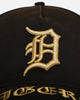 New Era Detroit Tigers 'Washed Black Gothic Script' 9FORTY A-Frame Snapback Black