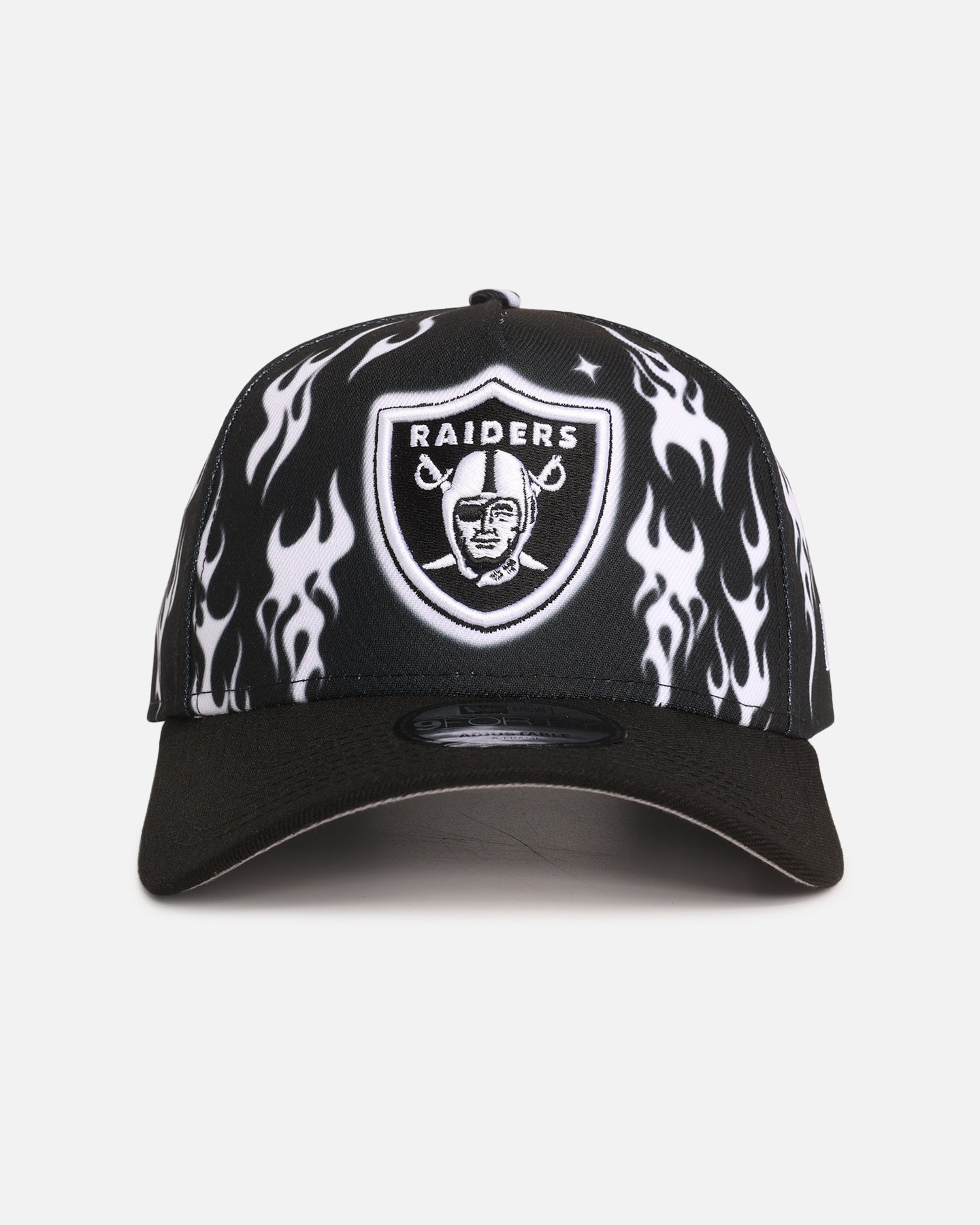 New Era Las Vegas Raiders 'Crown Flames' 9OFRTY A-Frame Snapback